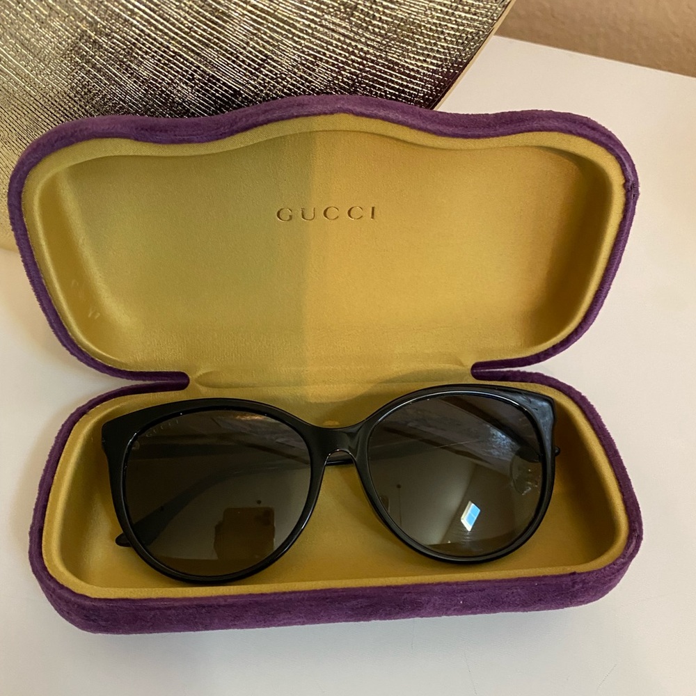 Gucci Sunglasses with Rhinestone Detail